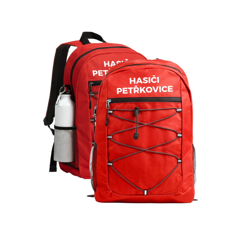 Hasiči Petřkovice - červený batoh Misuri