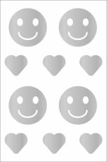 Reflexní nažehlovačky - smajlíci