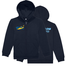 VK TZUNAMI  -  tmavě modrá mikina ZIP s kapucí BC