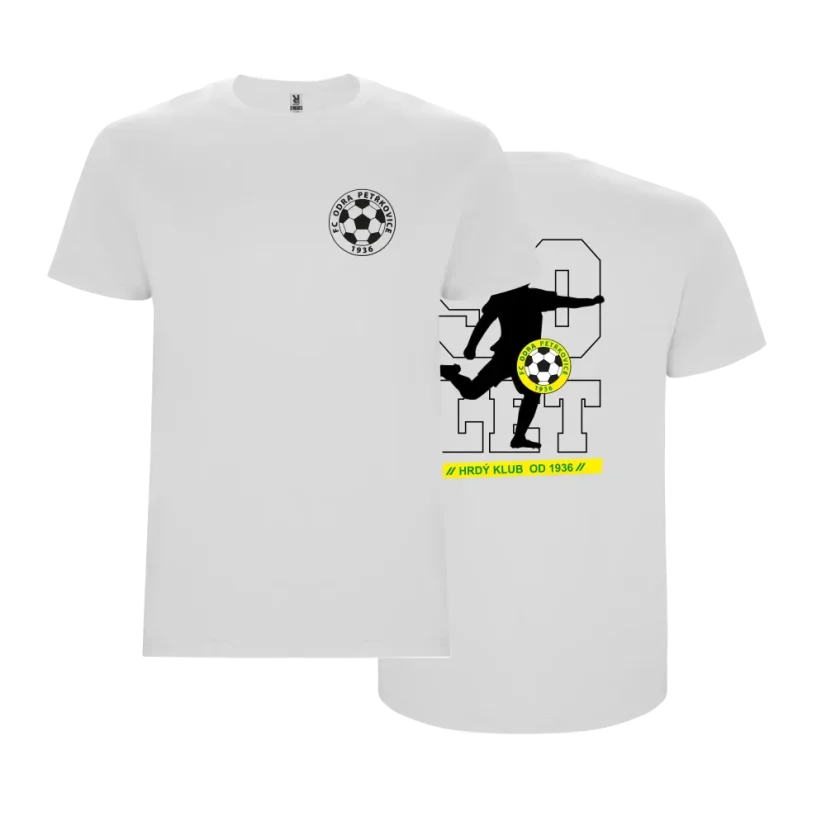 FC Odra Petřkovice - bílé tričko STAFFORD - Velikost unisex: XL