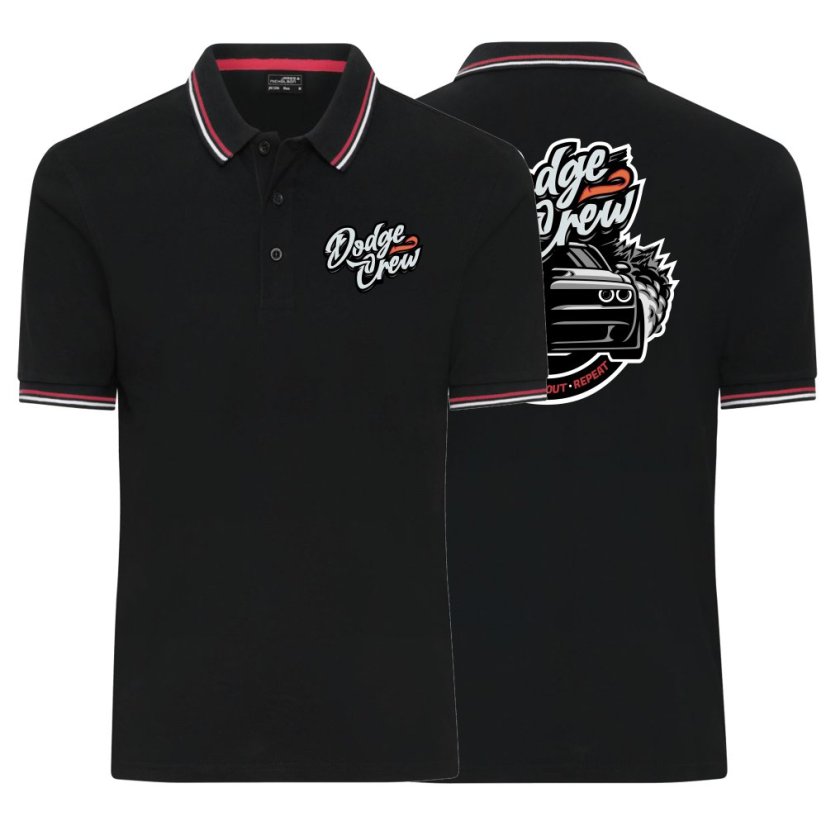 Dodge Crew FANS -  polokošile NICHOLSON - Velikost unisex: S
