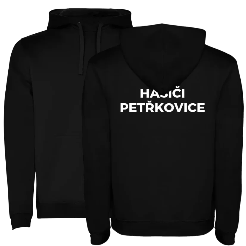 Hasiči Petřkovice -  mikina s kapucí URBAN - Velikost unisex: XXXL