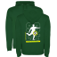 FC Odra Petřkovice - zelená mikina s kapucí URBAN - Velikost unisex: S