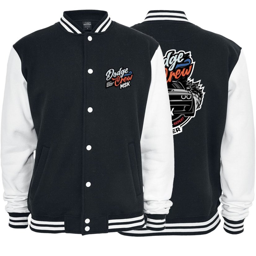 Dodge Crew MSK -  mikina VARSITY - Velikost unisex: M