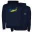 VK TZUNAMI - tmavě modrá mikina s kapucí BC - Velikost unisex: XL