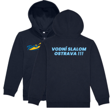 VK TZUNAMI  -  tmavě modrá mikina ZIP s kapucí BC