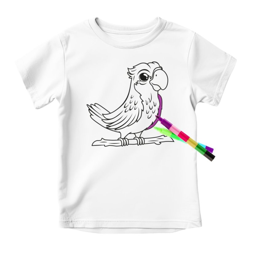 Kreativní tričko - zvířátka - Velikost unisex: 10 let