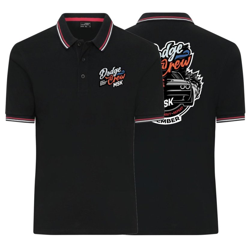 Dodge Crew MSK - polokošile NICHOLSON - Velikost unisex: XL Dodge Crew MSK - polokošile NICHOLSON - Velikost unisex: XL