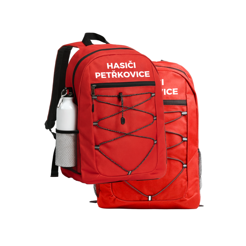 Hasiči Petřkovice - červený batoh Misuri