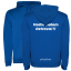 VK TZUNAMI  -  modrá mikina s kapucí BC - Velikost unisex: XXL