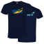 VK TZUNAMI -  tmavě modré tričko BC - Velikost unisex: S