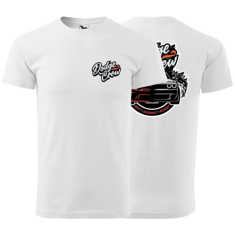 Dodge Crew FANS -  tričko BC - Velikost unisex: XS