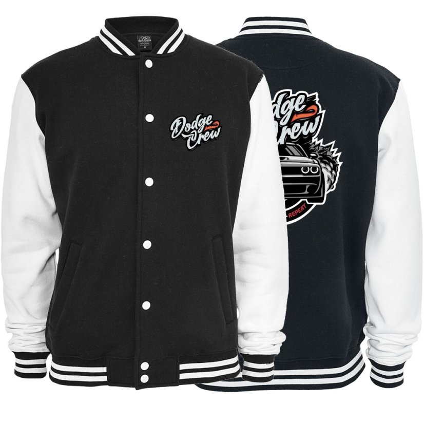 Dodge Crew FANS -  mikina VARSITY - Velikost unisex: XXL
