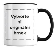 Bílý hrnek s vlastním potiskem