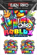 DTF nažehlovačka Roblox