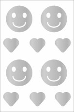 Reflexní nažehlovačky - smajlíci