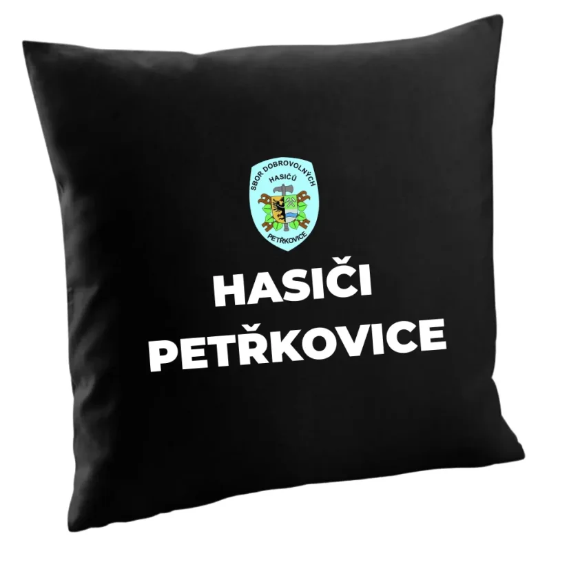 Hasiči Petřkovice - černý polštář W 350